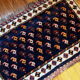 Ancient  carpet Persian Luri 58cm x 91cm 1890 s