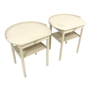 Paire de tables de chevet,