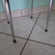 Vintage stool, formica and chrome feet, 60s