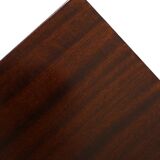 Vintage bookshelf with a door