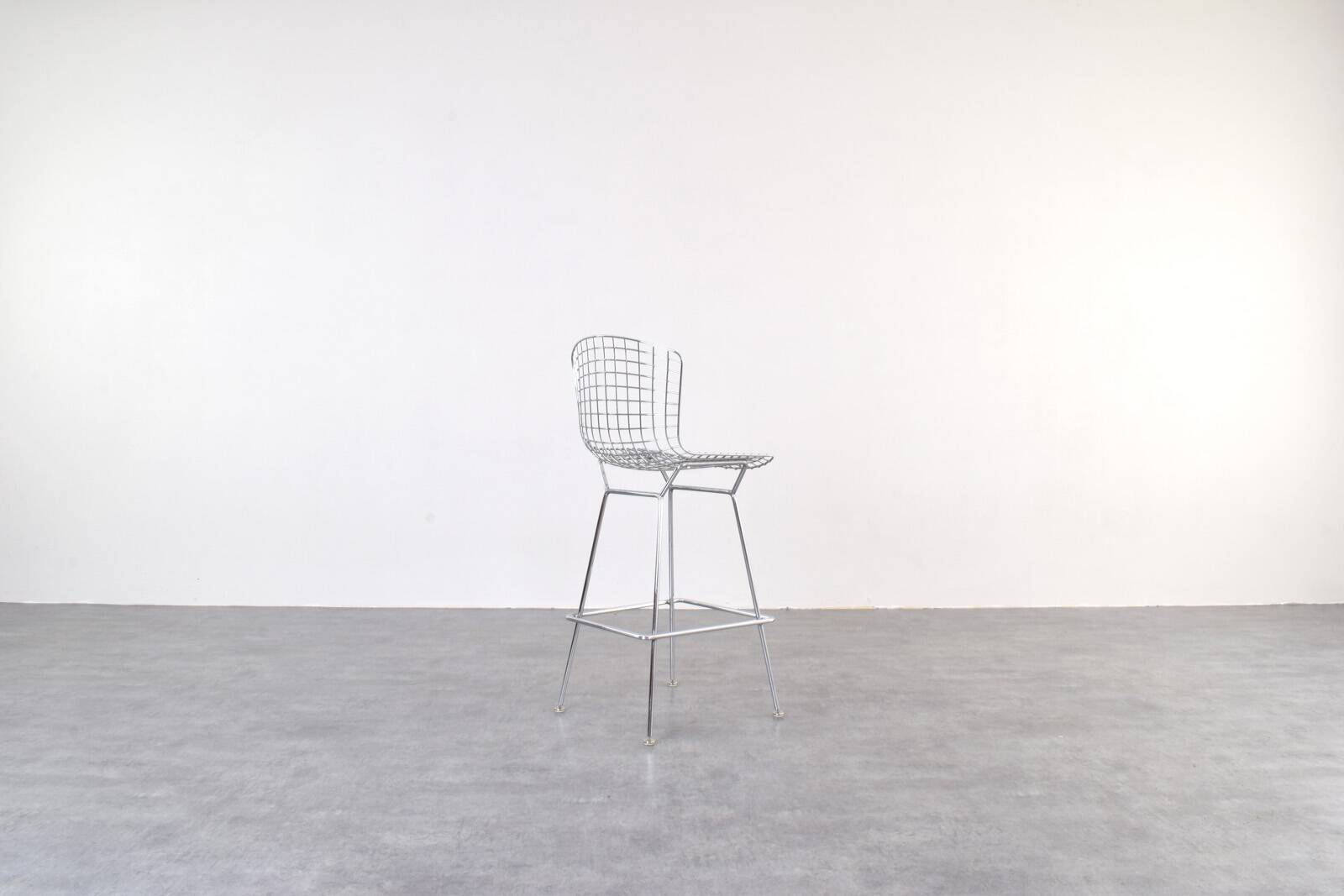 Vintage Bar Stools by Harry Bertoia for Knoll International, 1970s, Set of