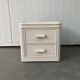 Vintage Rattan, Bamboo Night Stand Off-White, 70/80s
