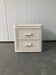 Vintage Rattan, Bamboo Night Stand Off-White, 70/80s