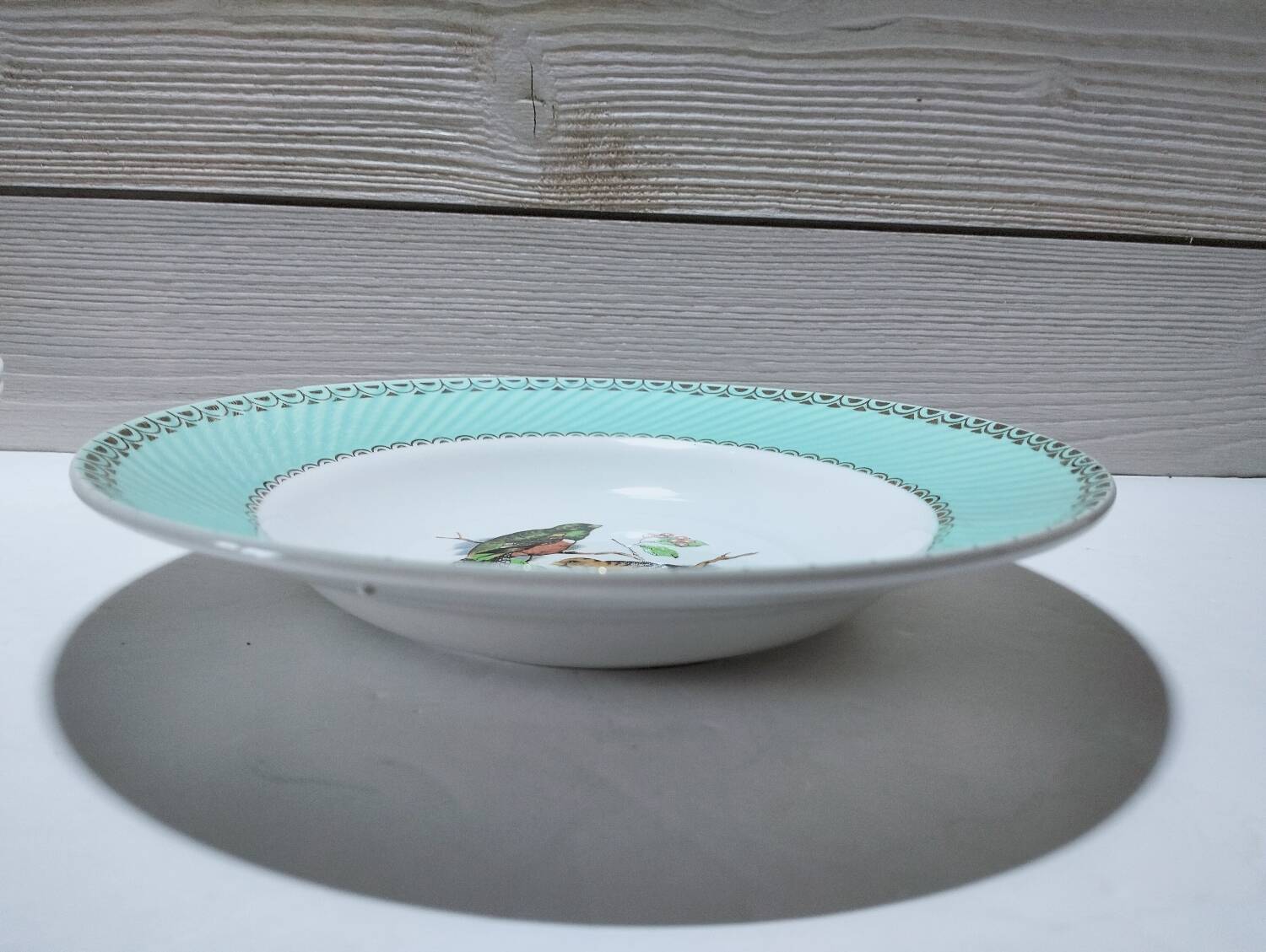 Lot de 6 assiettes oiseaux