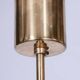 Mid-Century Modern Pendant Light in Brass and Opaline Glass from Kamenický Šenov, 1960s