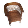 Wicker armhair