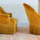 Fauteuils crapaud velours