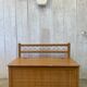 Vintage wood/rattan toy chest