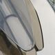 Oval mirror with 2 double tain sconces by Antonio Lupi from the 80s, 69x55 cm