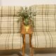 Sofa 2 places convertible into armchairs year 70-80 Solid pine.