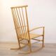 Vintage Hans Wegner Style Rocking Chair, 1960s
