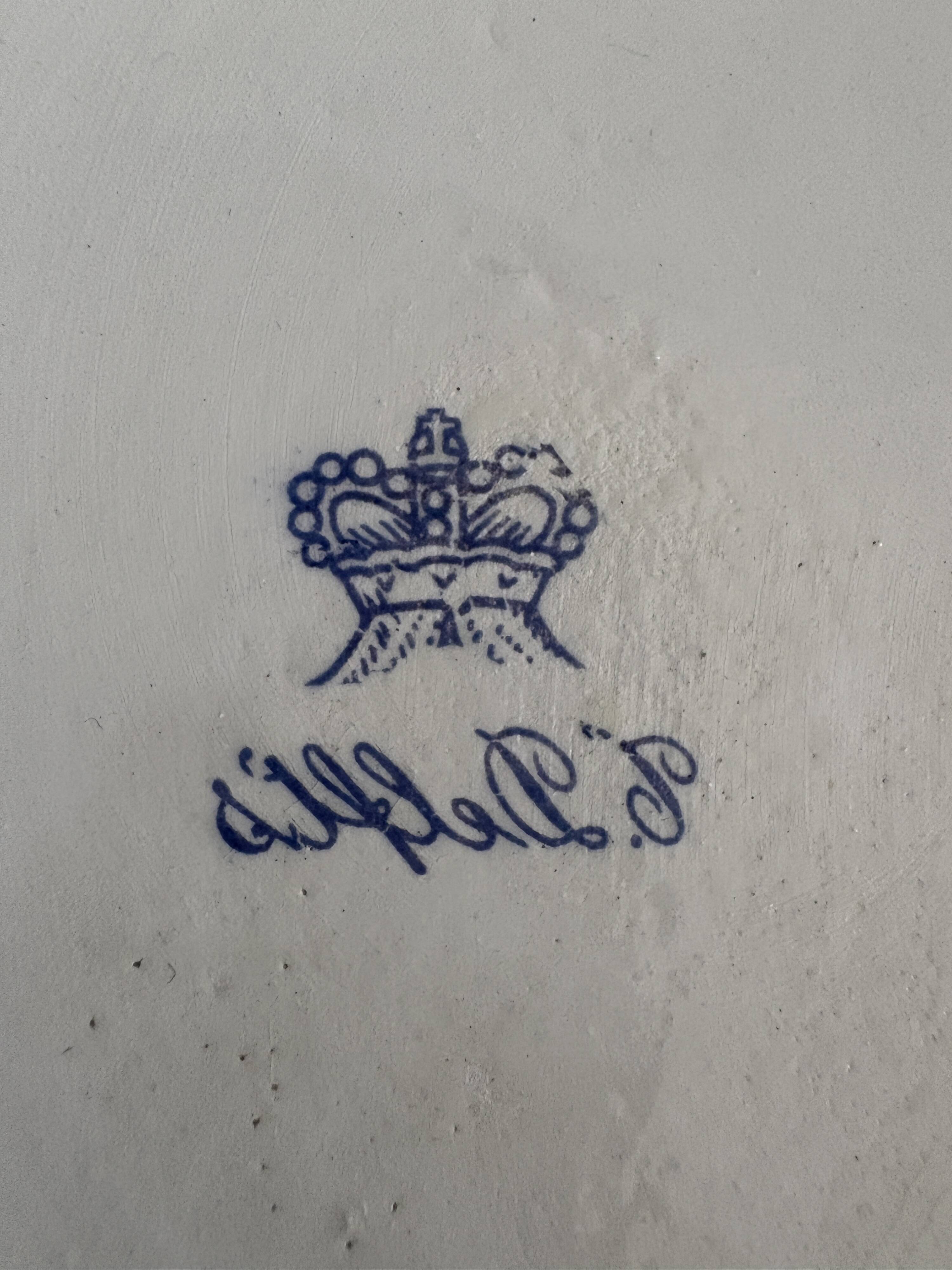 Antique Delft pitcher in blue faience – Late 19th century