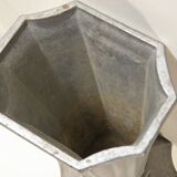 Painted metal Art Deco vase