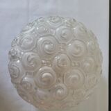 Ceiling lamp flowers in molded glass