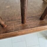 Pair of vintage brutalist armchairs from the 1970s.