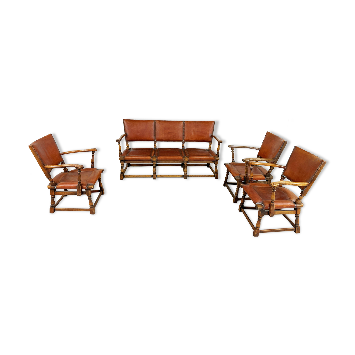 1940s sofa set by Theo Ruth for Artifort