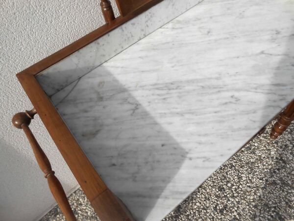 coiffeuse marbre et miroir