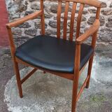 Scandinavian teak armchair from the 60s