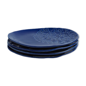 lot de 4 assiettes blanca