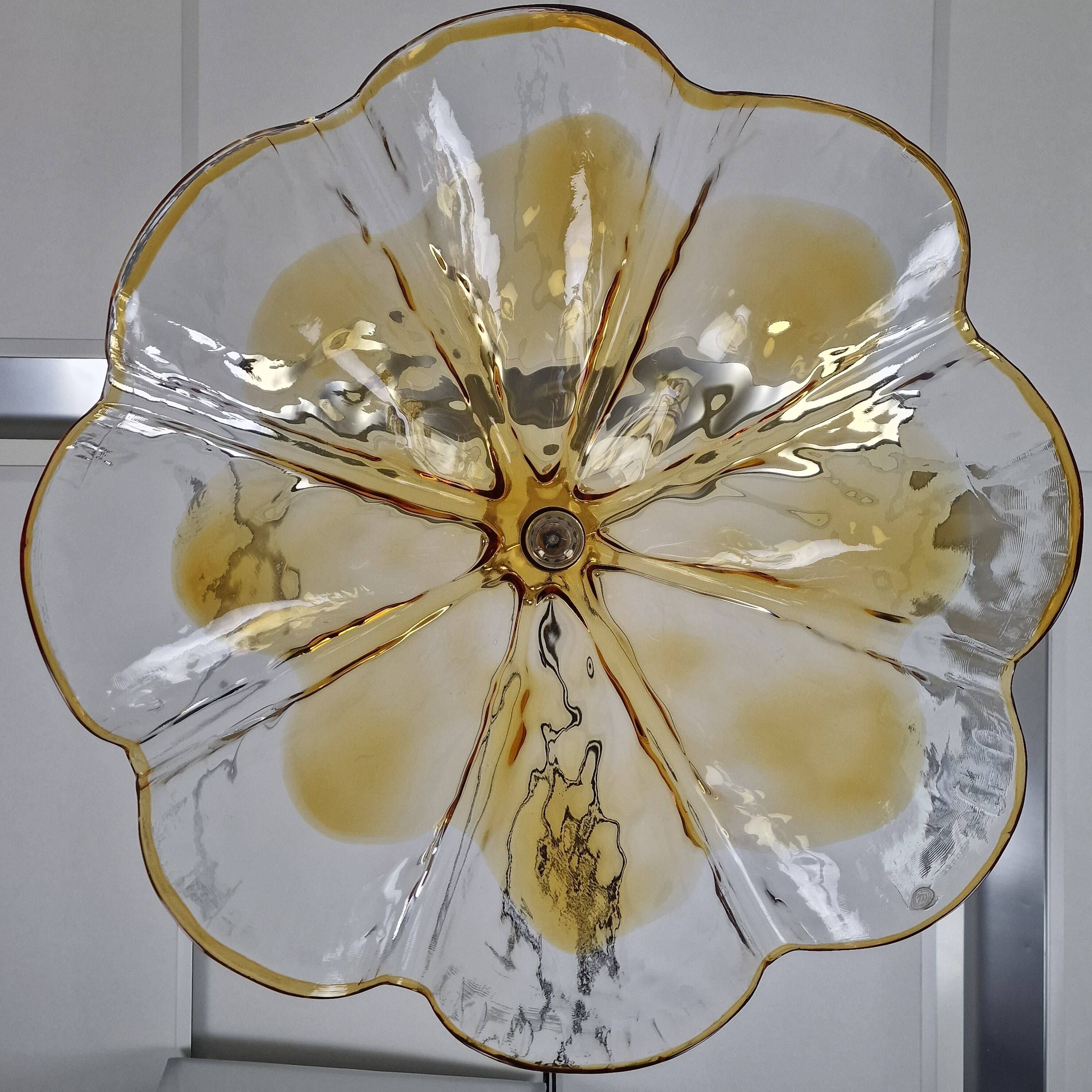 Suspension en verre de Murano La Murrina, Italie, années 1980 (2 disponibles)