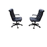 An eye-catching desk or conference chair designed by Richard Sapper. Manufactured by Knoll International in the USA around 1980.