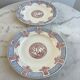 2 assiettes plates Longwy Fecamp en terre de fer