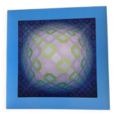 Victor Vasarely Serigraphy op art Editions du Griffon