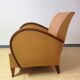 Fauteuil club art déco années 30