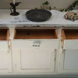 Rustic antique patinated sideboard
