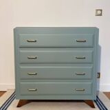 Vintage chest of drawers revisited in Almond (Resource)