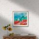 Peinture paysage abstrait
