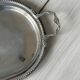 Small antique silver-plated tray –