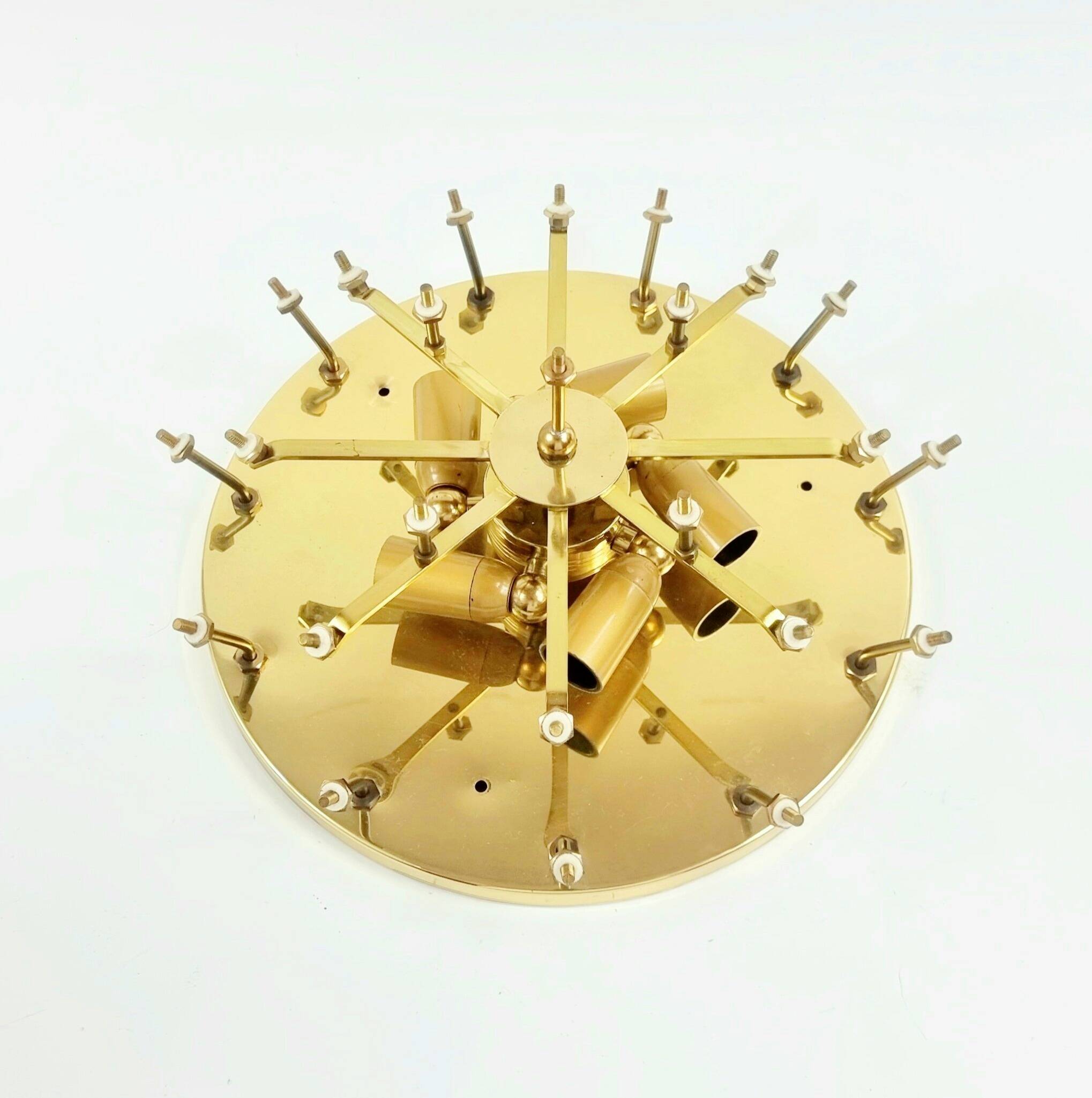 Mid-Century Murano Glass Ceiling Light by Ernst Palme for Palwa, 1960s