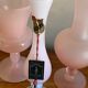 Trio de vases soliflore opaline et verre