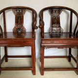 Chinese red laqué chair