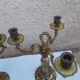 Pair of bronze candlesticks