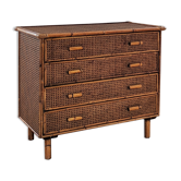 Commode en rotin
