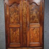 Large antique walnut wardrobe – Louis XV period – 2 doors – 18th century