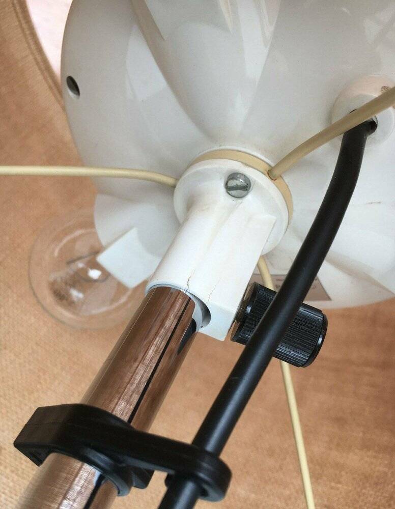 German table lamp from the mid-century space age by Staff Leuchten, 1960s.