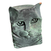 Cat Modernist Terracotta Sculpture