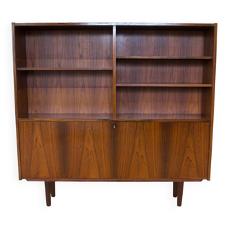 Rosewood Standing Bookcase/Bar Cabinet From Viby Møbelfabrik