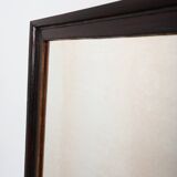 Miroir belge Art Déco en bois avec verre vieilli, vers 1930