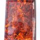 Vintage 70s tortoiseshell style lucite tray