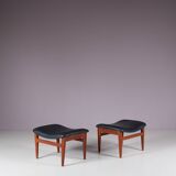Finn juhl ottoman for france & son, denmark 1950