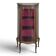 Napoleon III display cabinet with curved glass