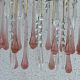 Murano glass wall chandelier