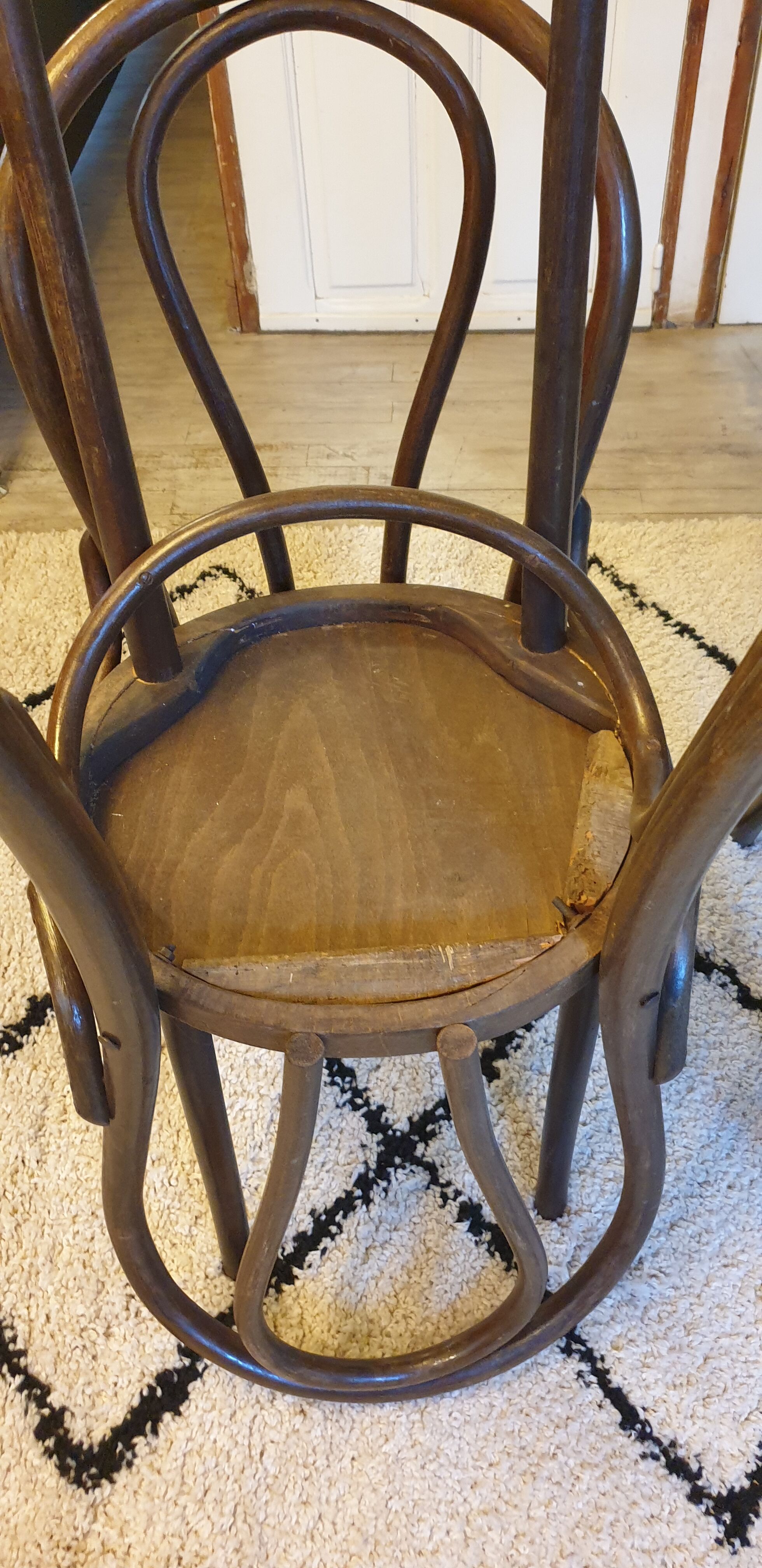 Four bistro chairs