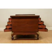Coffee Table in Elm with Drawers, Korea, Late 19th Century