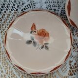 4 old dishes from Digoin and Sarreguemines