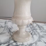 Lampe à poser en albatre vintage